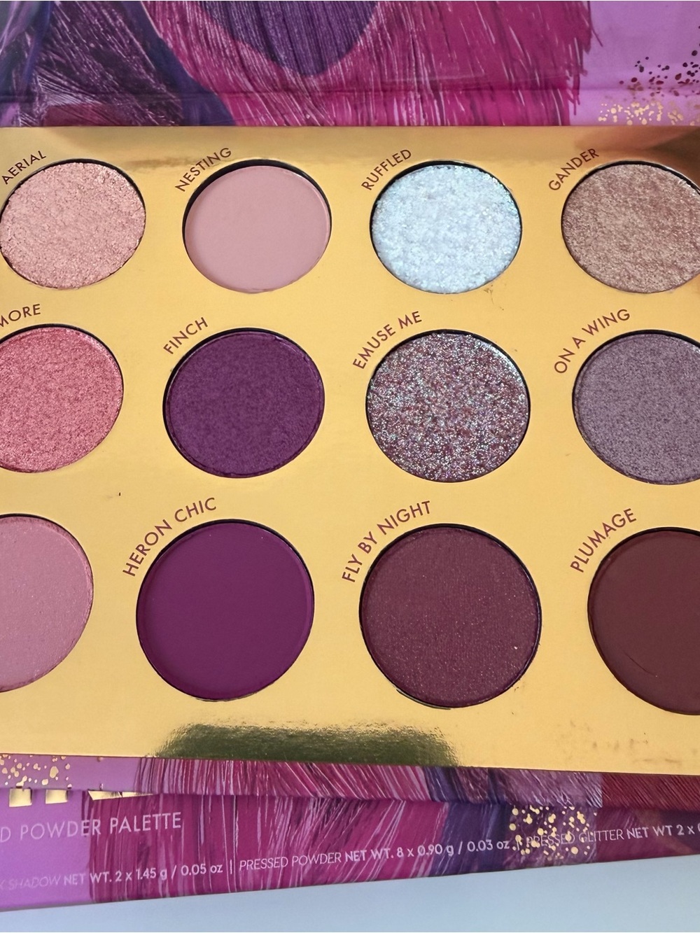 Bye Bye Birdie Colourpop Eyeshadow Palette - 12-Pan Matte and Shimmer Shades